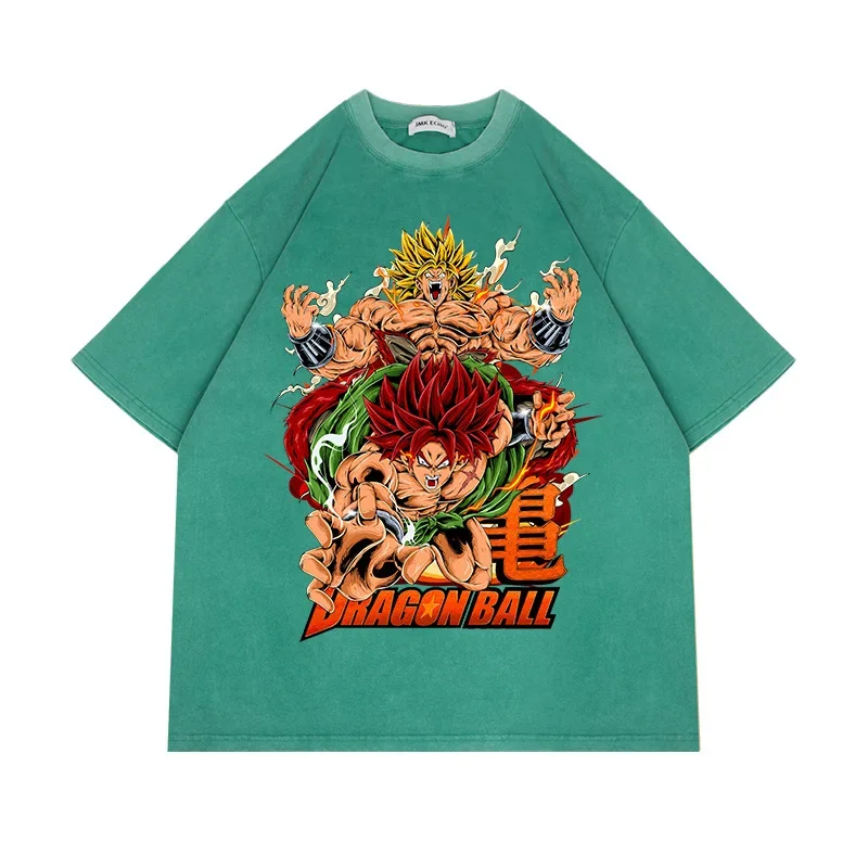 Washed Old T-shirt Classic Anime Dragon Ball American Retro Fashion Handsome High Street Tide Color Short Sleeve
Washed Old T-shirt Classic Anime Dragon Ball American Retro Fashion Handsome High Street Tide Color Short Sleeve