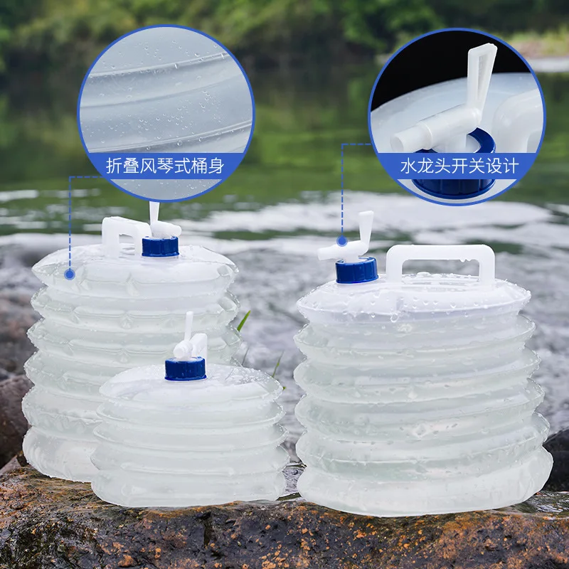 3L/5L/10L/15L Collapsible Bucket Water Bag with Lid Faucet for Outdoor Hike Pool Step Sandbag Reusable Portabl Folding Container
3L/5L/10L/15L Collapsible Bucket Water Bag with Lid Faucet for Outdoor Hike Pool Step Sandbag Reusable Portabl Folding Container