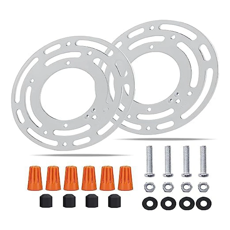 Настенный монтажный кронштейн диаметром 4 дюйма с заземляющими винтами и гайками Acorncap, подходит для крепления стены, люстры
Настенный монтажный кронштейн диаметром 4 дюйма с заземляющими винтами и гайками Acorncap, подходит для крепления стены, люстры