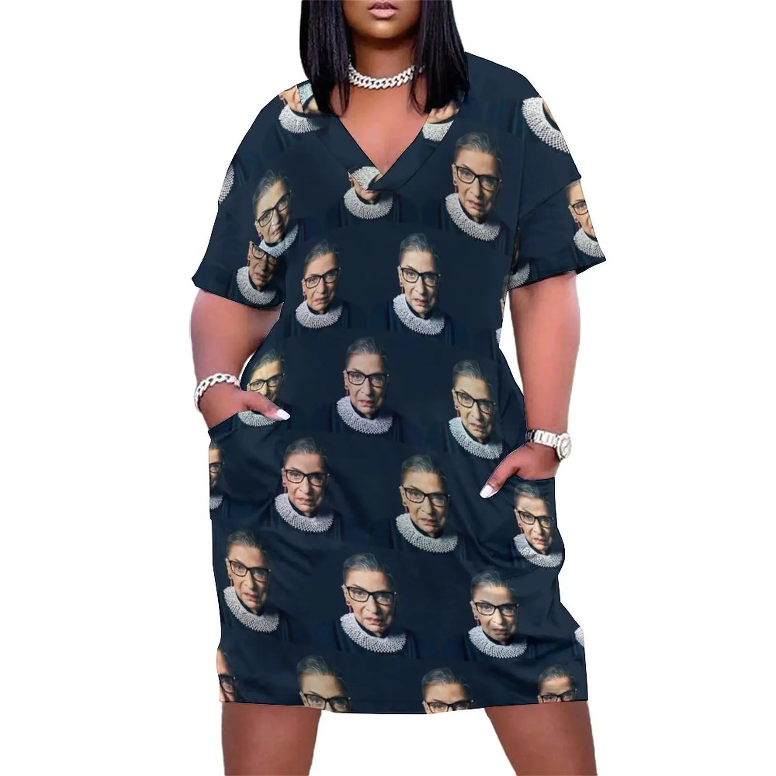 Womens Rights Dress Plus Size Ruth Bader Ginsburg Aesthetic Casual Dress Female Summer V Neck Cute Dresses Gift
Womens Rights Dress Plus Size Ruth Bader Ginsburg Aesthetic Casual Dress Female Summer V Neck Cute Dresses Gift