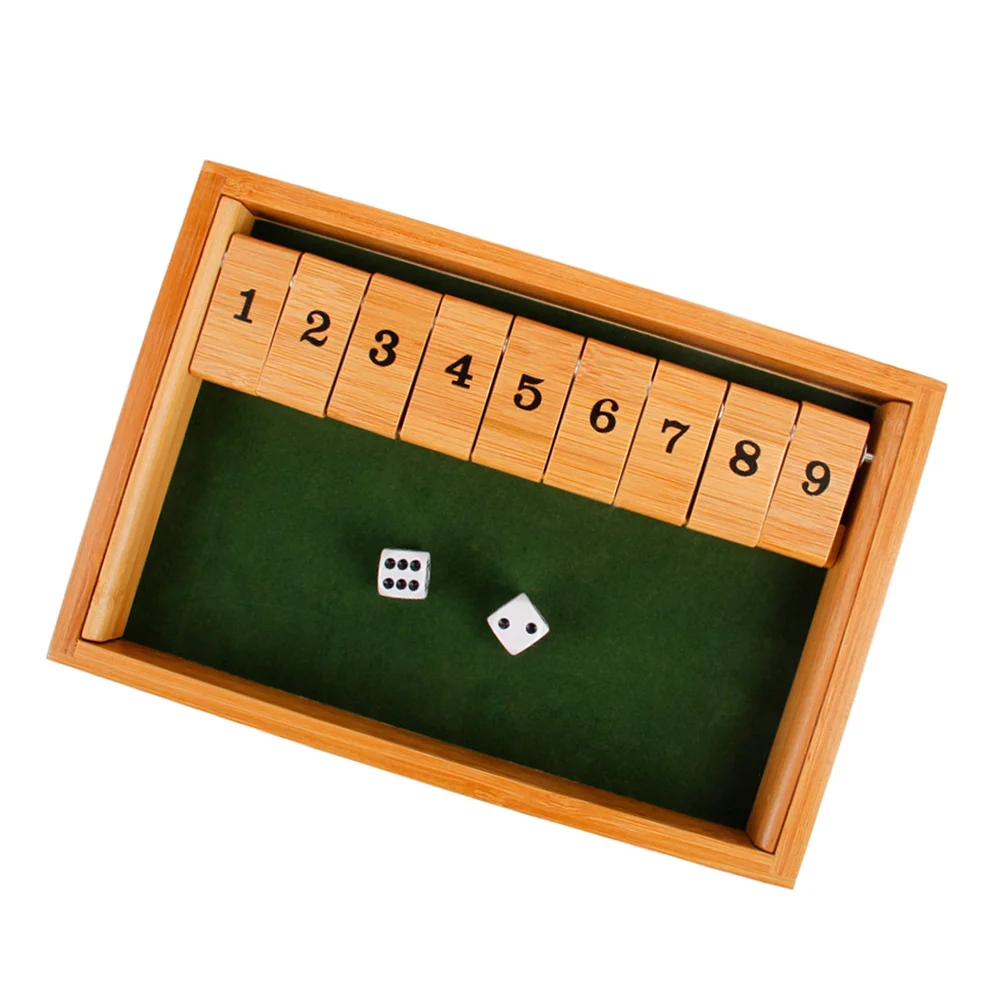 Game Board Wooden Dice Box The Shut Party Table Games Pub Family Flipping Number Portable Travel Mathtoy Learning Way
Game Board Wooden Dice Box The Shut Party Table Games Pub Family Flipping Number Portable Travel Mathtoy Learning Way