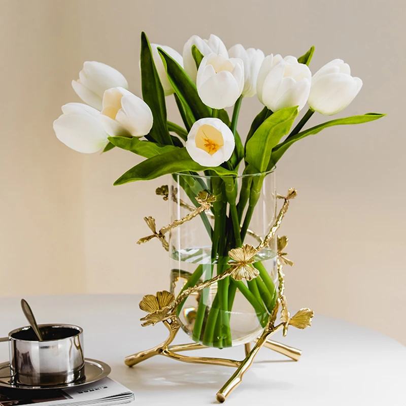 Golden Plant Pot Modern Living Room Transparent Flower Metal Cylinder Glass Vase Hydroponics Design Pot De Fleur Home Decor
Golden Plant Pot Modern Living Room Transparent Flower Metal Cylinder Glass Vase Hydroponics Design Pot De Fleur Home Decor