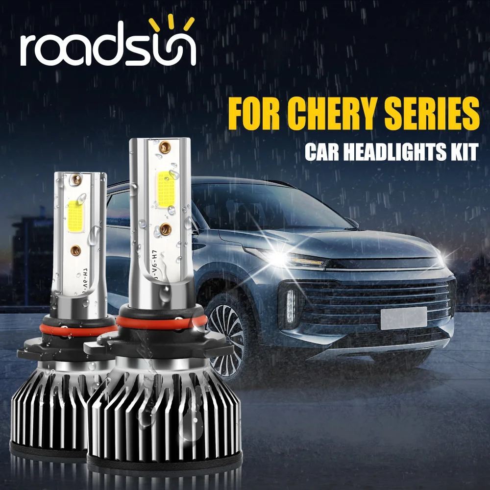 roadsun 2pcs Car LED Headlight H1 H4 H7 H11 H8 H9 9005 9006 For CHERY Tiggo LED Light Bulb HB2 HB3 HB4 9004 9007 H13 Fog Lights
roadsun 2pcs Car LED Headlight H1 H4 H7 H11 H8 H9 9005 9006 For CHERY Tiggo LED Light Bulb HB2 HB3 HB4 9004 9007 H13 Fog Lights