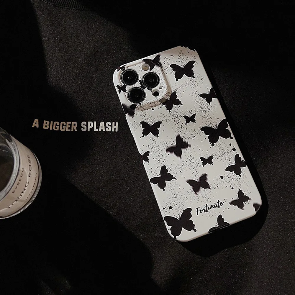 Ins Style Splash-ink Butterfly Phone Case for IPhone 14 13 12 11 Pro XS Max 8 7 Plus XR Shockproof Phone Hard Cover
Ins Style Splash-ink Butterfly Phone Case for IPhone 14 13 12 11 Pro XS Max 8 7 Plus XR Shockproof Phone Hard Cover