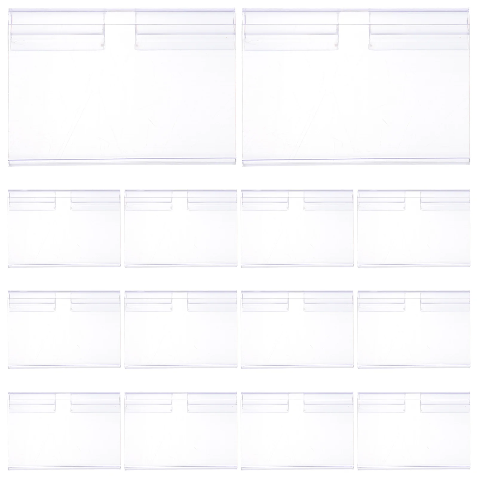 50 Pcs Retail Accessories Store Price Tag Wear-resistant Sign Stand Label Holders Shelf
50 Pcs Retail Accessories Store Price Tag Wear-resistant Sign Stand Label Holders Shelf