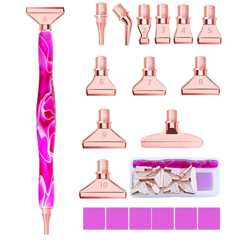 5D Diamond Painting Pen Crystal Double Head Point Drill Pens DIY Cross Stitch Embroidery Arts Crafts Handmade Sewing Accessories
5D Diamond Painting Pen Crystal Double Head Point Drill Pens DIY Cross Stitch Embroidery Arts Crafts Handmade Sewing Accessories