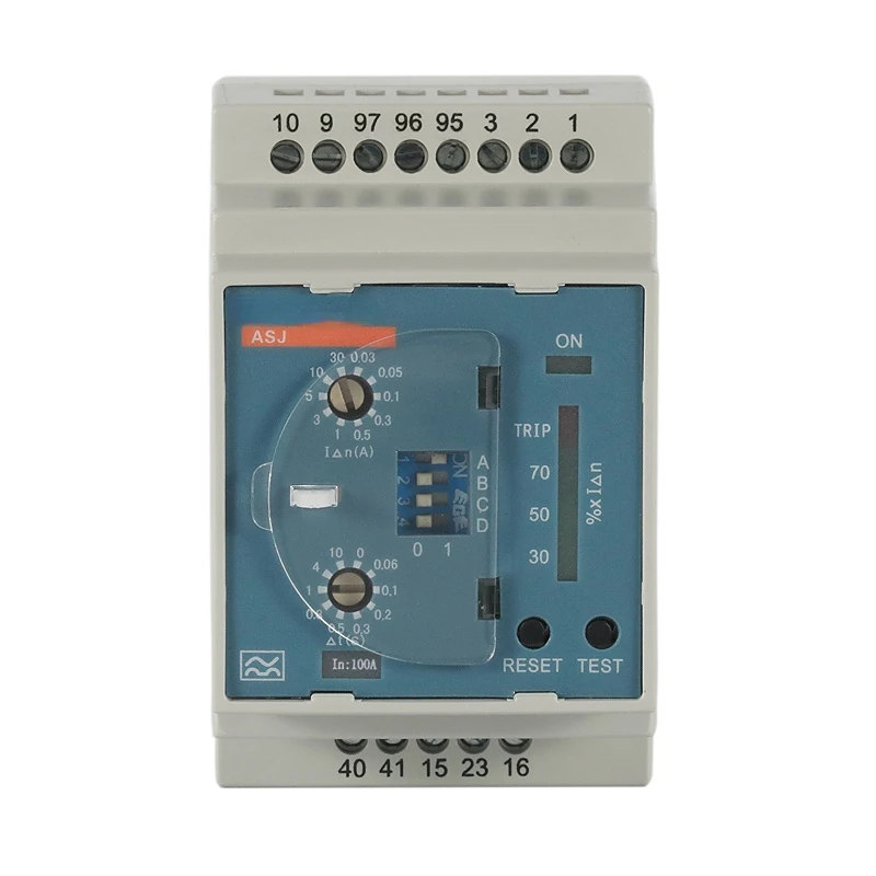 Rail Mounted Digital over Residual Current Relay Earth Leakage Protection Relay
Rail Mounted Digital over Residual Current Relay Earth Leakage Protection Relay