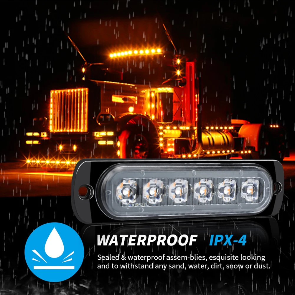 2pcs Truck 12V 24V 6SMD LED Strobe Light Grille Car Beacon Lamp Yellow White Strobe Lamp Aluminium LED Car Lights Accessories
2pcs Truck 12V 24V 6SMD LED Strobe Light Grille Car Beacon Lamp Yellow White Strobe Lamp Aluminium LED Car Lights Accessories