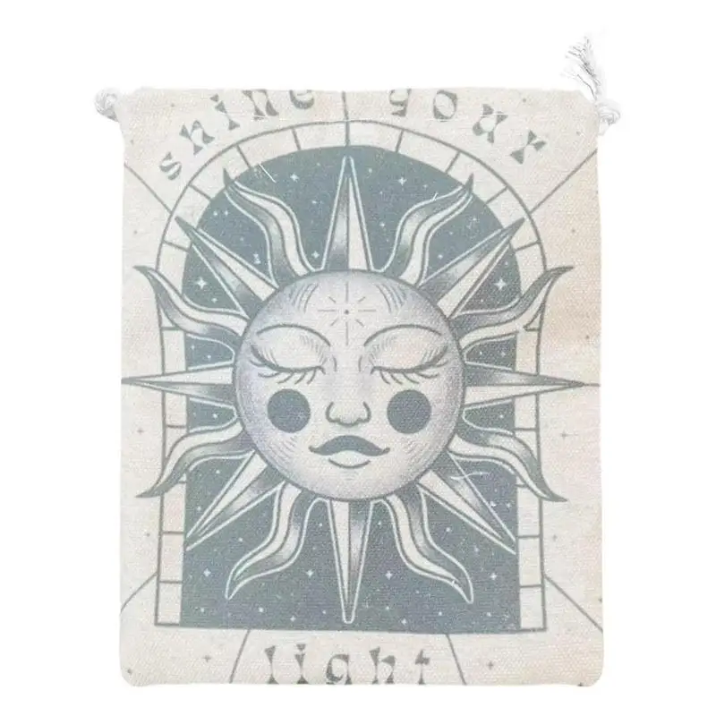 13*18cm Tarot Card Storage Bag Tarot Card & Dices Storage Bag Drawstring Board Game Tarot Bag Tarot Card Holder Bag Pouch
13*18cm Tarot Card Storage Bag Tarot Card & Dices Storage Bag Drawstring Board Game Tarot Bag Tarot Card Holder Bag Pouch