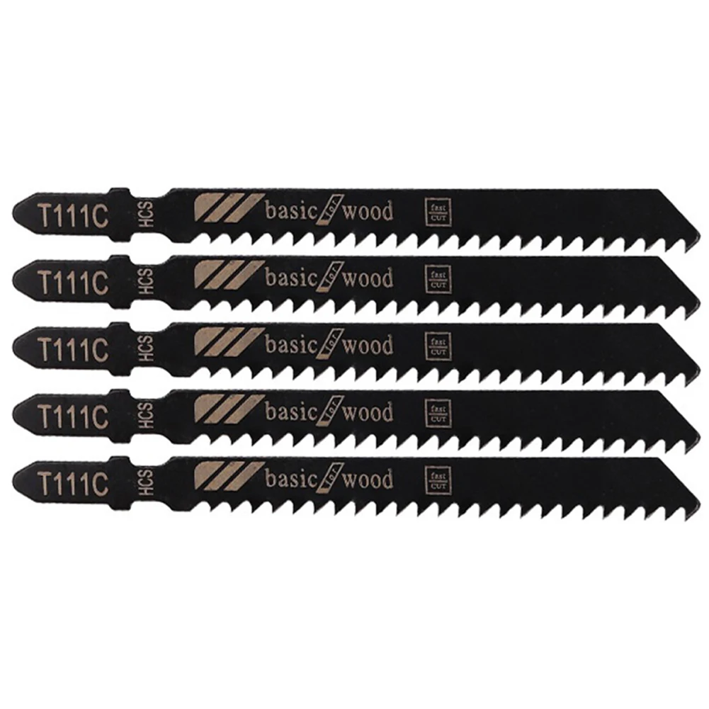 5pcs T111C Jigsaw Blades Reciprocating Saw Blades Cutting For Wood Board Plastic Softwood Chipboard Wood Core Plywood Cutting
5pcs T111C Jigsaw Blades Reciprocating Saw Blades Cutting For Wood Board Plastic Softwood Chipboard Wood Core Plywood Cutting