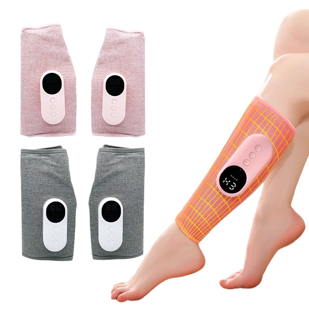 

Leg Muscle Massager Soothe Relax Airbag Hot Compress Deep Knead Activate Lift Massage Promote Blood Circulation Calf Pain Relief