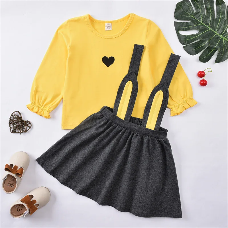 2Pcs/Set Girls Children's Clothing Kids Baby Skirt Long Sleeve T-shirt Outfits for Girls Two Piece Skirt Set Designer Clothes
2Pcs/Set Girls Children's Clothing Kids Baby Skirt Long Sleeve T-shirt Outfits for Girls Two Piece Skirt Set Designer Clothes