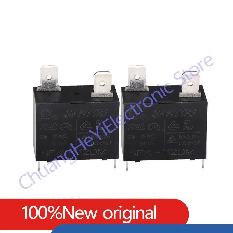 Оригинальное новое реле освещения воздуха SANYOU, 12 В постоянного тока DIP-4, 4-контактный ток 20 А, 250 В переменного тока
Оригинальное новое реле освещения воздуха SANYOU, 12 В постоянного тока DIP-4, 4-контактный ток 20 А, 250 В переменного тока