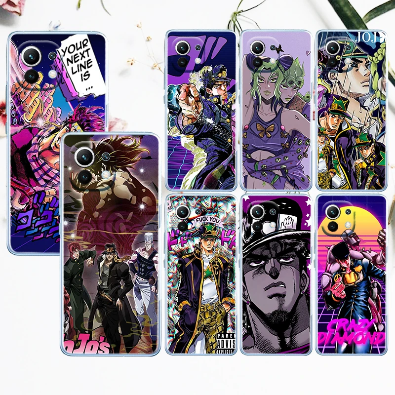 JoJo's Bizarre Adventure For Xiaomi Mi 12 12X 11 11T 11i 10T 10 Pro Lite Ultra 5G 9T 9SE A3 Transparent Soft TPU Phone Case
JoJo's Bizarre Adventure For Xiaomi Mi 12 12X 11 11T 11i 10T 10 Pro Lite Ultra 5G 9T 9SE A3 Transparent Soft TPU Phone Case