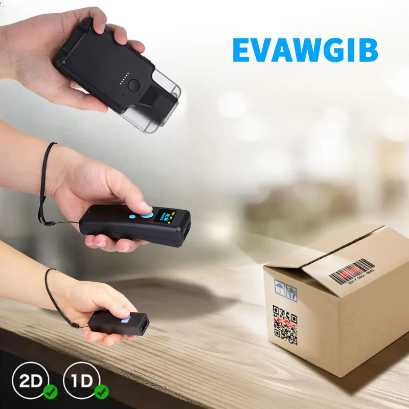 Bluetooth 1D 2D Portable Wireless Barcode Scanner AND Wired QR Bar code Reader PDF417 Scanner for mobile payment back clip
Bluetooth 1D 2D Portable Wireless Barcode Scanner AND Wired QR Bar code Reader PDF417 Scanner for mobile payment back clip