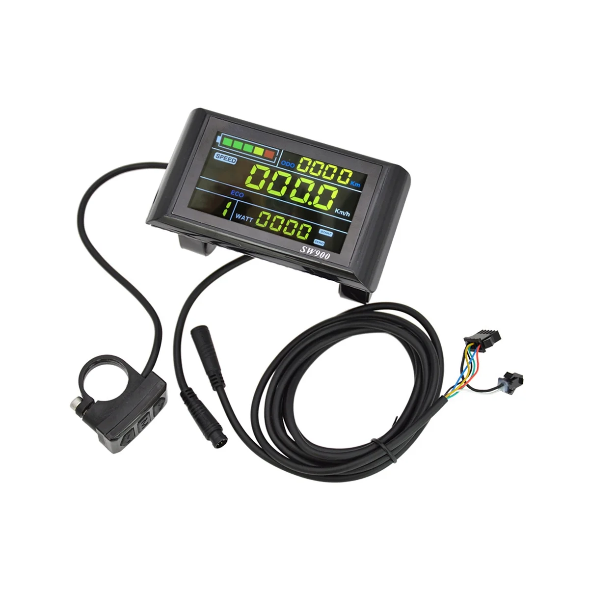 SW900 LCD Display Meter Control Panel 24 36 48V 52V 60V Electric Scooter 6 Pins Plug Riding Speed Time Power Display
SW900 LCD Display Meter Control Panel 24 36 48V 52V 60V Electric Scooter 6 Pins Plug Riding Speed Time Power Display