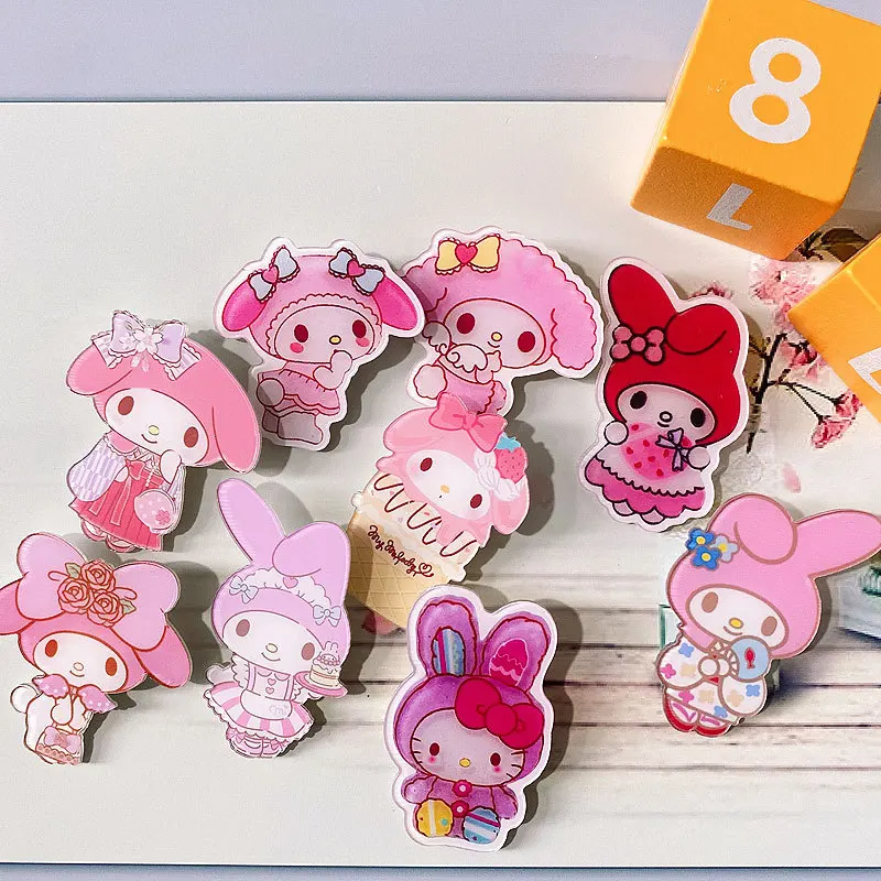 Cute Hello Kitty Pins for Backpack Anime Brooches Collar Jeans Jacket Fashion Jewelry Accessories
Cute Hello Kitty Pins for Backpack Anime Brooches Collar Jeans Jacket Fashion Jewelry Accessories