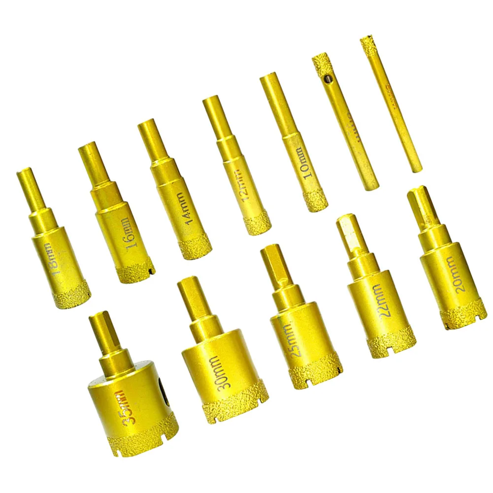 12pcs Tile Drill Bit Set 6-35mm Diamond Coated Tile Marble Glass Ceramic Hole Saw Drilling Bits Power Tools Accessories
12pcs Tile Drill Bit Set 6-35mm Diamond Coated Tile Marble Glass Ceramic Hole Saw Drilling Bits Power Tools Accessories