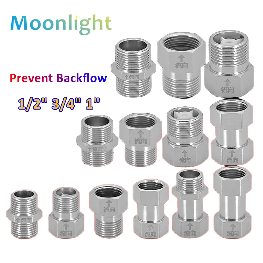 1Pcs Male Female Thread Brass Check Valve 1/2" 3/4" 1 BSP One Way Non-return Valve For Water Tank Water Heater Toilet Water Pipe
1Pcs Male Female Thread Brass Check Valve 1/2" 3/4" 1 BSP One Way Non-return Valve For Water Tank Water Heater Toilet Water Pipe