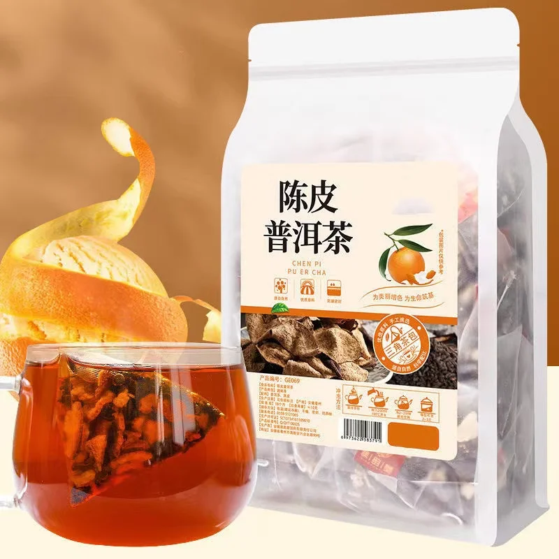 Chenpi Pu'er Tea Xiaoqing Orange Pu'er Tea 200g/50 bags Yunnan puer Pu'er loose tea, small tea bag, warm stomach Cooked tea
Chenpi Pu'er Tea Xiaoqing Orange Pu'er Tea 200g/50 bags Yunnan puer Pu'er loose tea, small tea bag, warm stomach Cooked tea