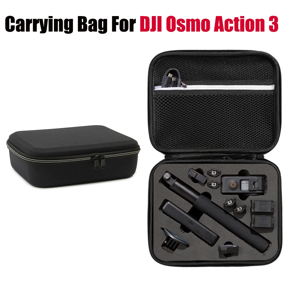 Carrying Bag for DJI Action 3 Camera Portable Storage Case Water-proof Protective Box For DJI Osmo Action 3 Accessories Handbag
Carrying Bag for DJI Action 3 Camera Portable Storage Case Water-proof Protective Box For DJI Osmo Action 3 Accessories Handbag