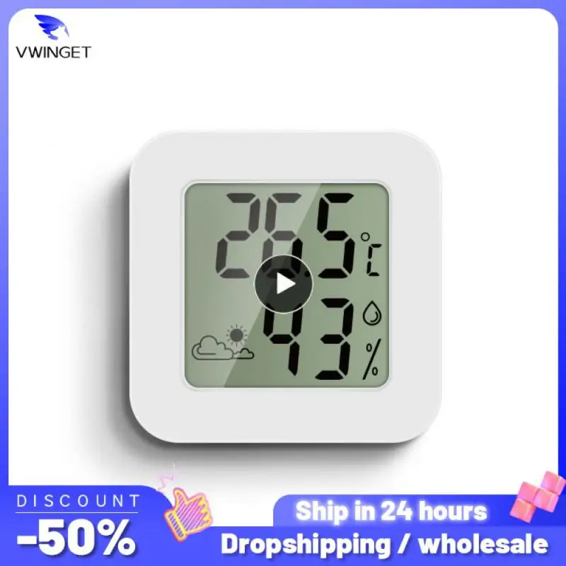 Temperature Humidity Meter Indoor White Thermometer Gauge Mini Hygrometer Room Lcd Digital Smart Home
Temperature Humidity Meter Indoor White Thermometer Gauge Mini Hygrometer Room Lcd Digital Smart Home