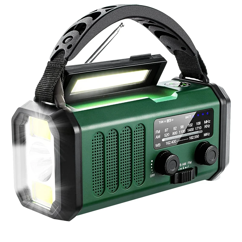 1 Pack Solar Power Emergency Hand Crank Radio Plastic AM FM NOAA Weather Radio, SOS, 3 Modes LED Torch,Reading Lamp
1 Pack Solar Power Emergency Hand Crank Radio Plastic AM FM NOAA Weather Radio, SOS, 3 Modes LED Torch,Reading Lamp
