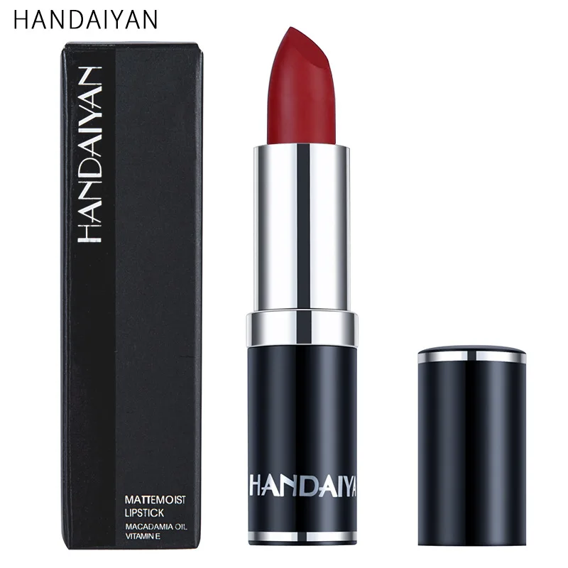 HANDAIYAN Sexy 12 Colors Velvet Matte Lipsticks Waterproof Long Lasting Sexy Red Lip Stick Non-Stick Cup Makeup Lip Tint Be
HANDAIYAN Sexy 12 Colors Velvet Matte Lipsticks Waterproof Long Lasting Sexy Red Lip Stick Non-Stick Cup Makeup Lip Tint Be