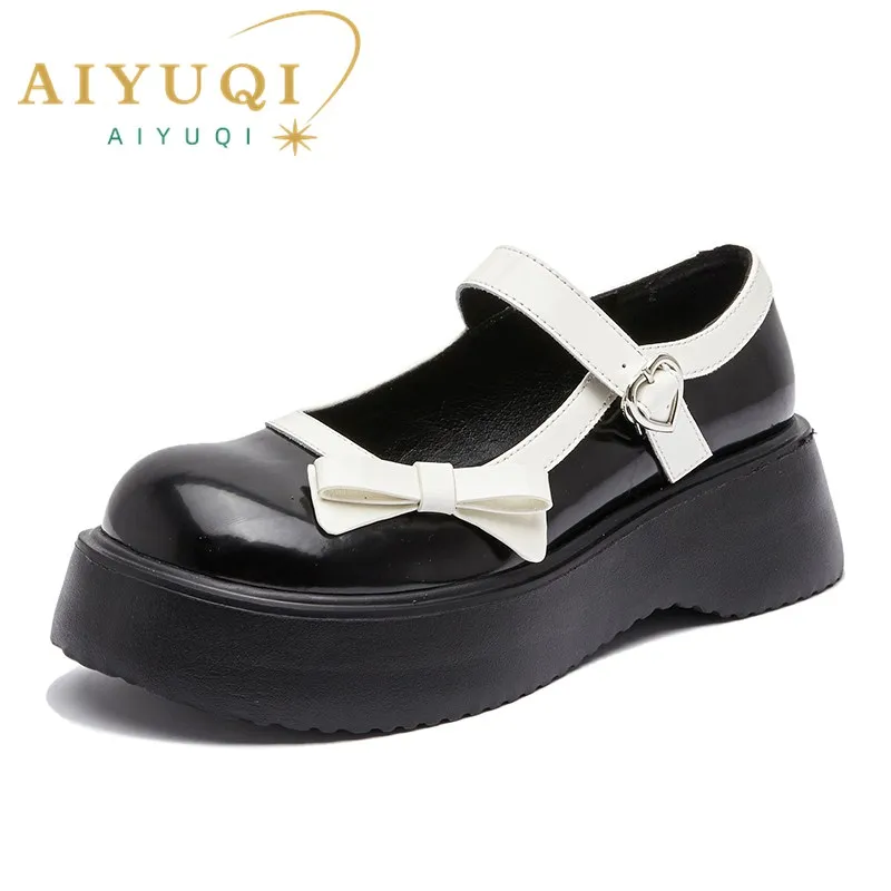 Women Mary Jane Shoes 2022 Spring New Genuine Leather Lolita Shoes Women College Style Bow Color Matching Casual Shoes Women
Women Mary Jane Shoes 2022 Spring New Genuine Leather Lolita Shoes Women College Style Bow Color Matching Casual Shoes Women