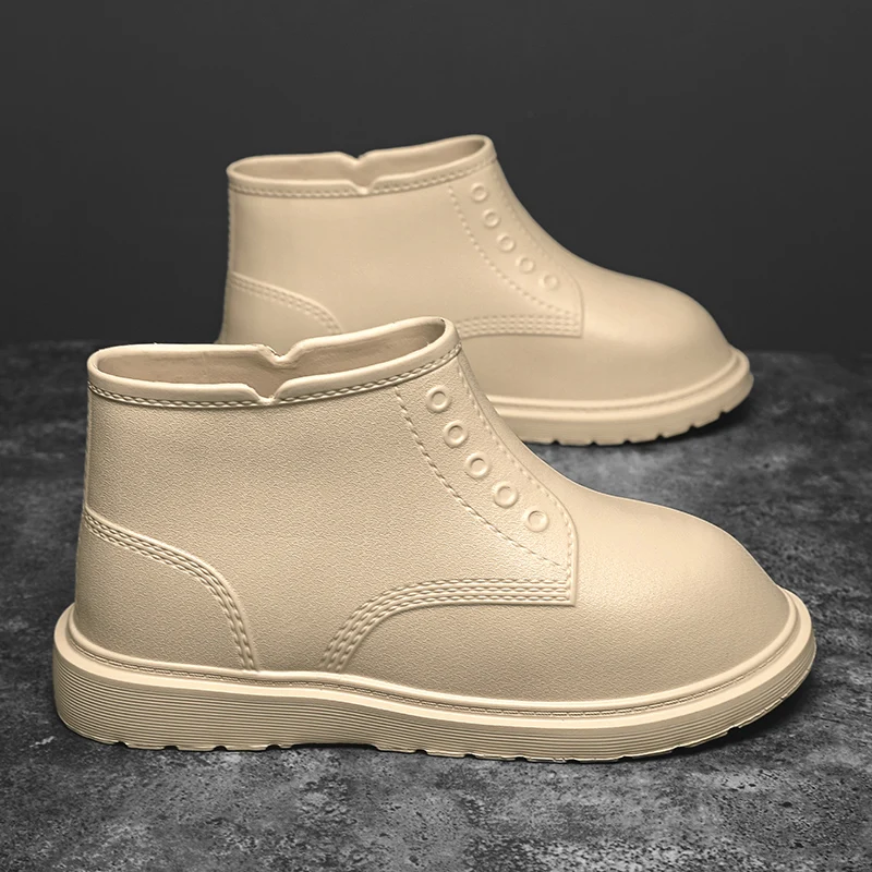 Men's Rain Shoes Fashion New EVA Waterproof Non-slip Rain Shoes Lightweight Wear-resistant Mid-tube Men's Shoes
Men's Rain Shoes Fashion New EVA Waterproof Non-slip Rain Shoes Lightweight Wear-resistant Mid-tube Men's Shoes