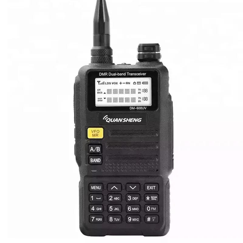 QUANSHENG D878UV Digital DMR WALKIE TALKIE Dual-band Handheld Commercial Radio with GPS
QUANSHENG D878UV Digital DMR WALKIE TALKIE Dual-band Handheld Commercial Radio with GPS