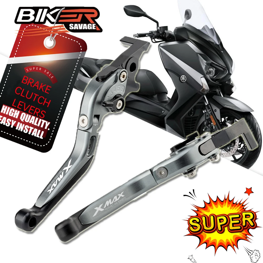 Moto For YAMAHA X-MAX 300 XMAX400 15-22 Adjustabale Folding Extendable Brake & Clutch Levers Motorcycle Accessories Enduro Parts
Moto For YAMAHA X-MAX 300 XMAX400 15-22 Adjustabale Folding Extendable Brake & Clutch Levers Motorcycle Accessories Enduro Parts