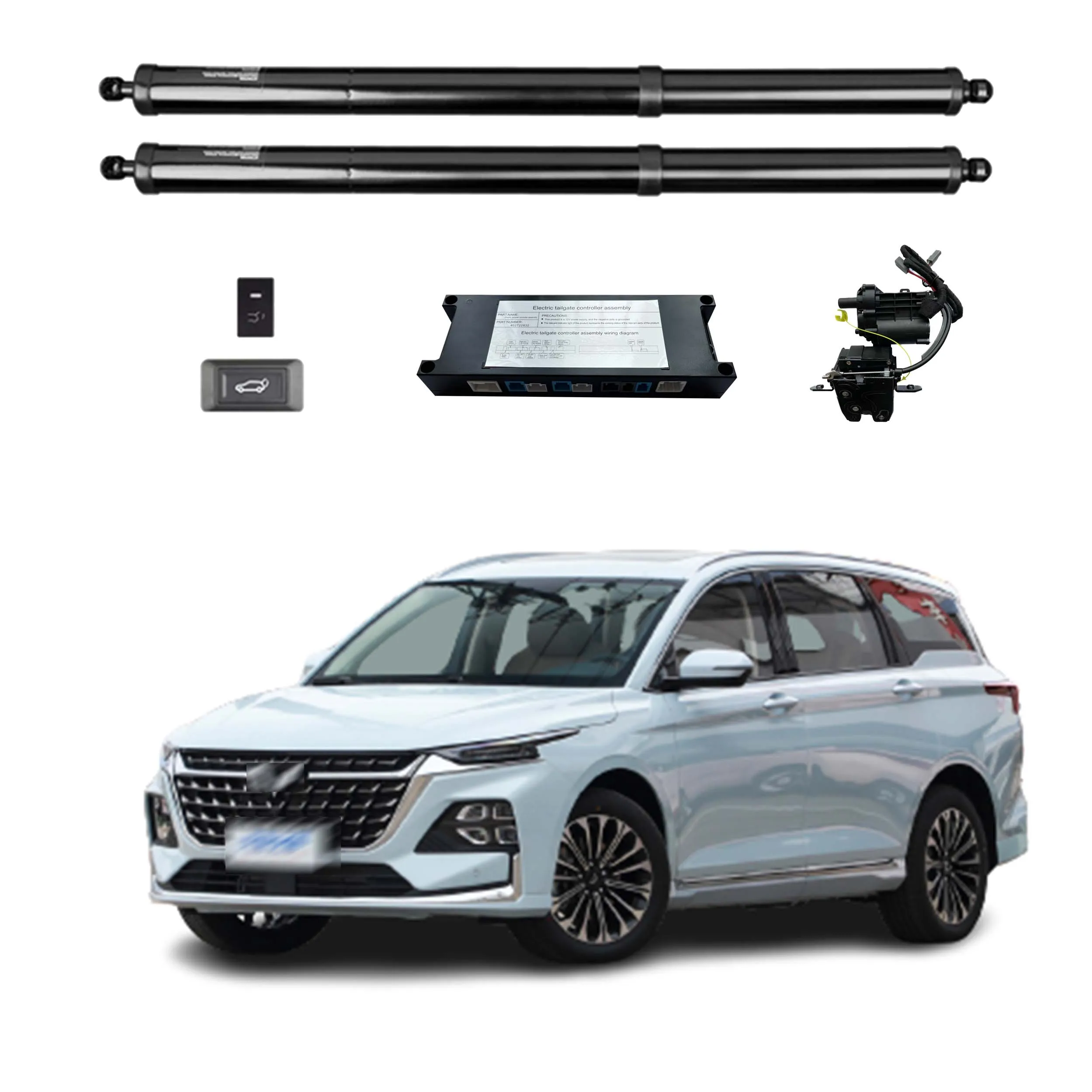 For Wuling Victory 2020+ Smart Power Tailgate Rear Door Auto Trunk With Remote Control Hands-Free Optional Obstacle Detection
For Wuling Victory 2020+ Smart Power Tailgate Rear Door Auto Trunk With Remote Control Hands-Free Optional Obstacle Detection