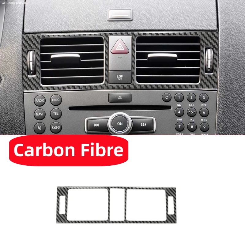 For Mercedes Benz C Class W204 2007-2013 Carbon Fiber Sticker Dashboard Central Air Outlet Decorative Frame Car Accessories
For Mercedes Benz C Class W204 2007-2013 Carbon Fiber Sticker Dashboard Central Air Outlet Decorative Frame Car Accessories