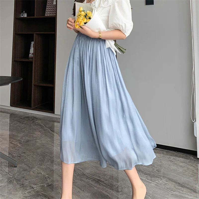 New Streaming Yarn Skirt Women's Clothing Spring Summer Elastic High Waist A-line Skirt Rave Outfits Slim Dance Skirts AC307
New Streaming Yarn Skirt Women's Clothing Spring Summer Elastic High Waist A-line Skirt Rave Outfits Slim Dance Skirts AC307