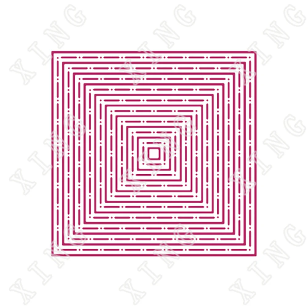 New Eyelet and Ring Layering Squares Cutting Dies Diy Craft Paper Greeting Card Diary Scrapbooking Decoration Embossing Template
New Eyelet and Ring Layering Squares Cutting Dies Diy Craft Paper Greeting Card Diary Scrapbooking Decoration Embossing Template