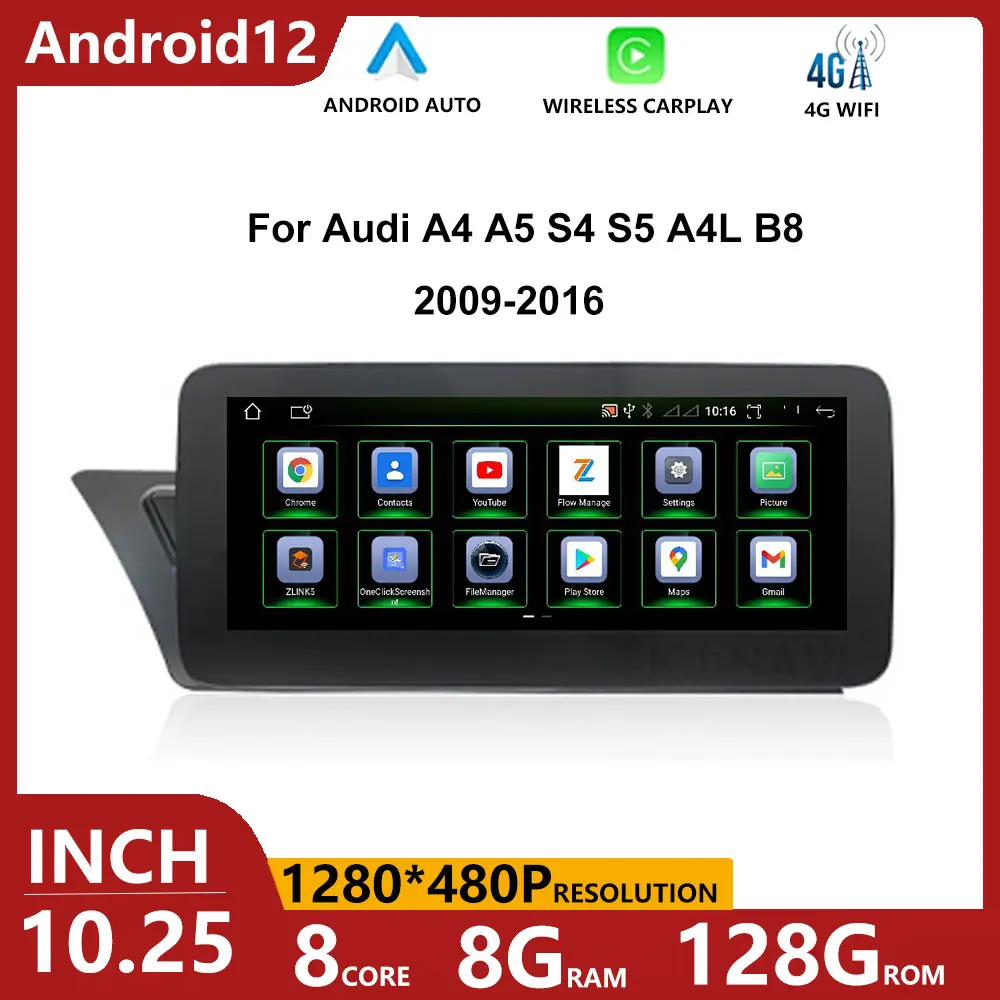 Автомобильная Мультимедийная стереосистема Carplay, Android 12, 10,25 дюйма, с GPS, SWC-навигацией, для Audi A4, A5, S4, S5, A4L, B8 2009-2016
Автомобильная Мультимедийная стереосистема Carplay, Android 12, 10,25 дюйма, с GPS, SWC-навигацией, для Audi A4, A5, S4, S5, A4L, B8 2009-2016
