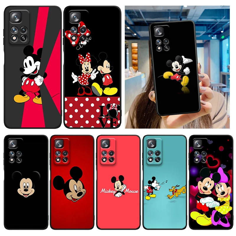 Cartoon Cute Mickey Mouse Phone Case For Xiaomi Redmi Note 12 11E 11S 11 11T 10 10S 9 9T 9S 8 8T Pro Plus 5G Soft Black Cover 
Cartoon Cute Mickey Mouse Phone Case For Xiaomi Redmi Note 12 11E 11S 11 11T 10 10S 9 9T 9S 8 8T Pro Plus 5G Soft Black Cover