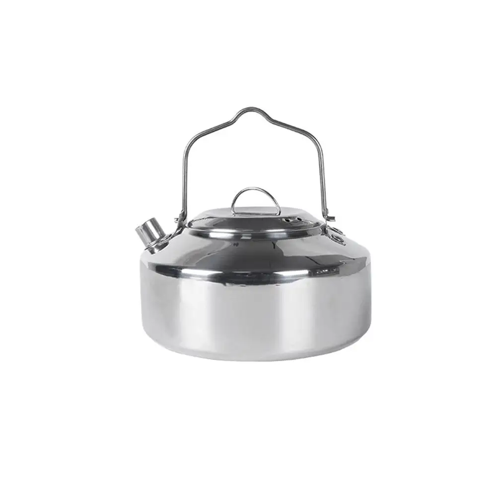 Outdoor Camping Kettle Stainless Steel Coffee Pot Portable Teapot For Mountaineering Fishing Self-driving Picnic
Outdoor Camping Kettle Stainless Steel Coffee Pot Portable Teapot For Mountaineering Fishing Self-driving Picnic