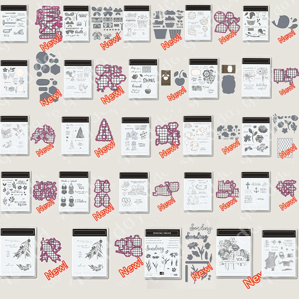 New 2022 Arrival animal flowers Clear Stamps or Metal Cutting Dies Sets for DIY Craft Making Greeting Card Scrapbooking
New 2022 Arrival animal flowers Clear Stamps or Metal Cutting Dies Sets for DIY Craft Making Greeting Card Scrapbooking