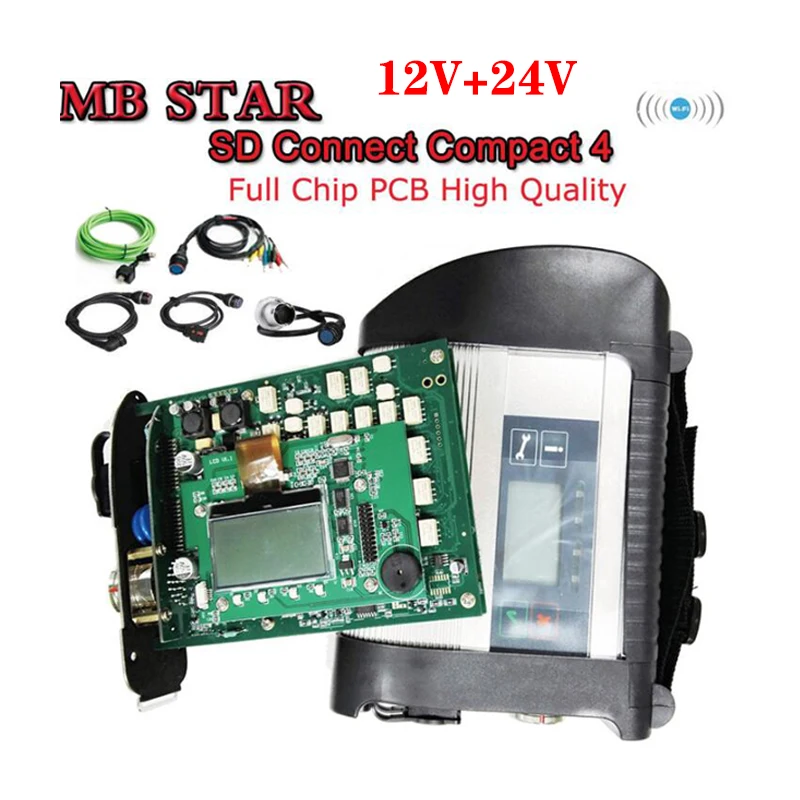 S+Quality Mb Star C4 Full Chip with Latest V6/2022 with WIFI Mb Sd C4 Free Technical Support for Car&Truck 12V/24V
S+Quality Mb Star C4 Full Chip with Latest V6/2022 with WIFI Mb Sd C4 Free Technical Support for Car&Truck 12V/24V