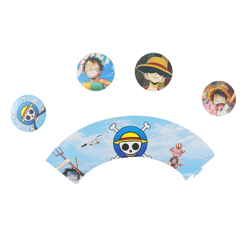 Anime One Piece Figures Muffin Cup Cupcakes Cute Anime Luffy Cake Card Set Girl Party Decoration Sticker Insert Flags Decoration
Anime One Piece Figures Muffin Cup Cupcakes Cute Anime Luffy Cake Card Set Girl Party Decoration Sticker Insert Flags Decoration