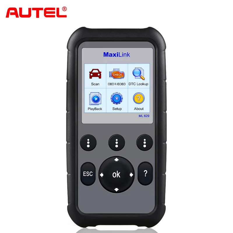 Autel MaxiLink ML629 OBD2 Scanner car Code Reader Multi Languages Car Diagnostic Tool Engine check ABS SRS Transmission
Autel MaxiLink ML629 OBD2 Scanner car Code Reader Multi Languages Car Diagnostic Tool Engine check ABS SRS Transmission