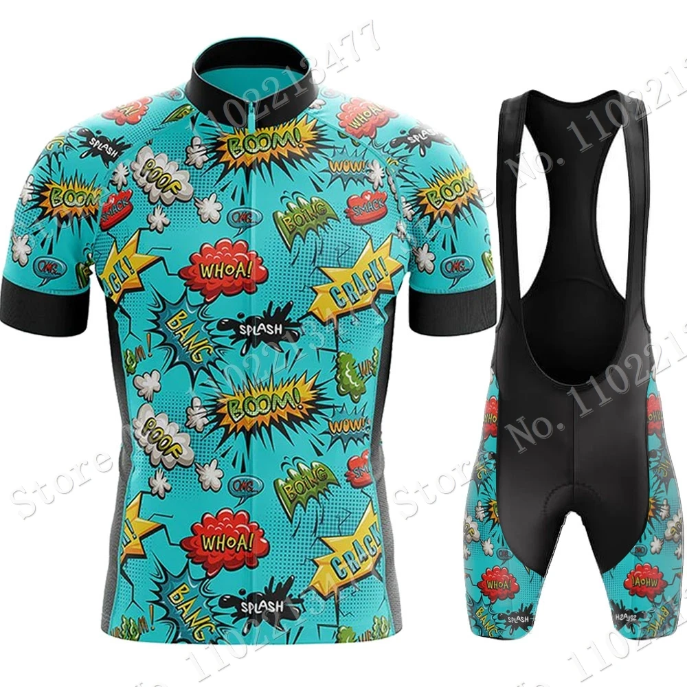 2022 Cartoon Comic Cycling Jersey Set Men Summer Boom Clothing Road Bike Shirts Suit Bicycle Bib Shorts MTB Ropa Maillot
2022 Cartoon Comic Cycling Jersey Set Men Summer Boom Clothing Road Bike Shirts Suit Bicycle Bib Shorts MTB Ropa Maillot