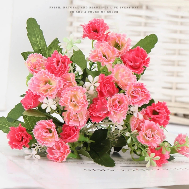 1 Bouquet Carnation,Outdoor UV Resistant No Fade Artificial Flower,Carnation Silk Forever Flowers for Home Party Wedding Decor
1 Bouquet Carnation,Outdoor UV Resistant No Fade Artificial Flower,Carnation Silk Forever Flowers for Home Party Wedding Decor