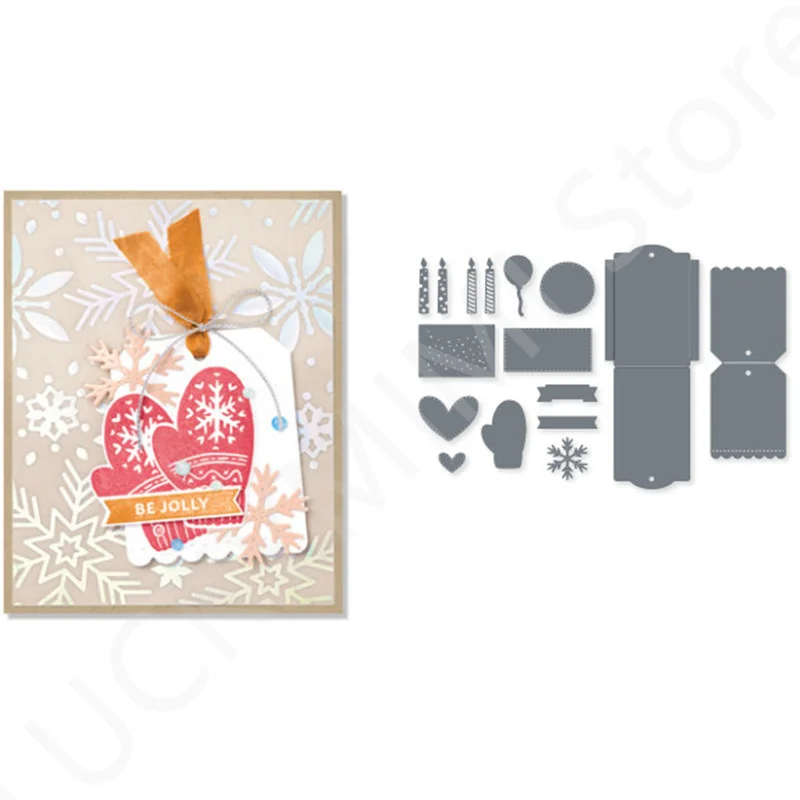 Tags Metal Cutting Dies and Clear Stamps for Album Paper DIY Card Decoration Christmas Seal Craft Scrapbooking Stencil New 2022
Tags Metal Cutting Dies and Clear Stamps for Album Paper DIY Card Decoration Christmas Seal Craft Scrapbooking Stencil New 2022