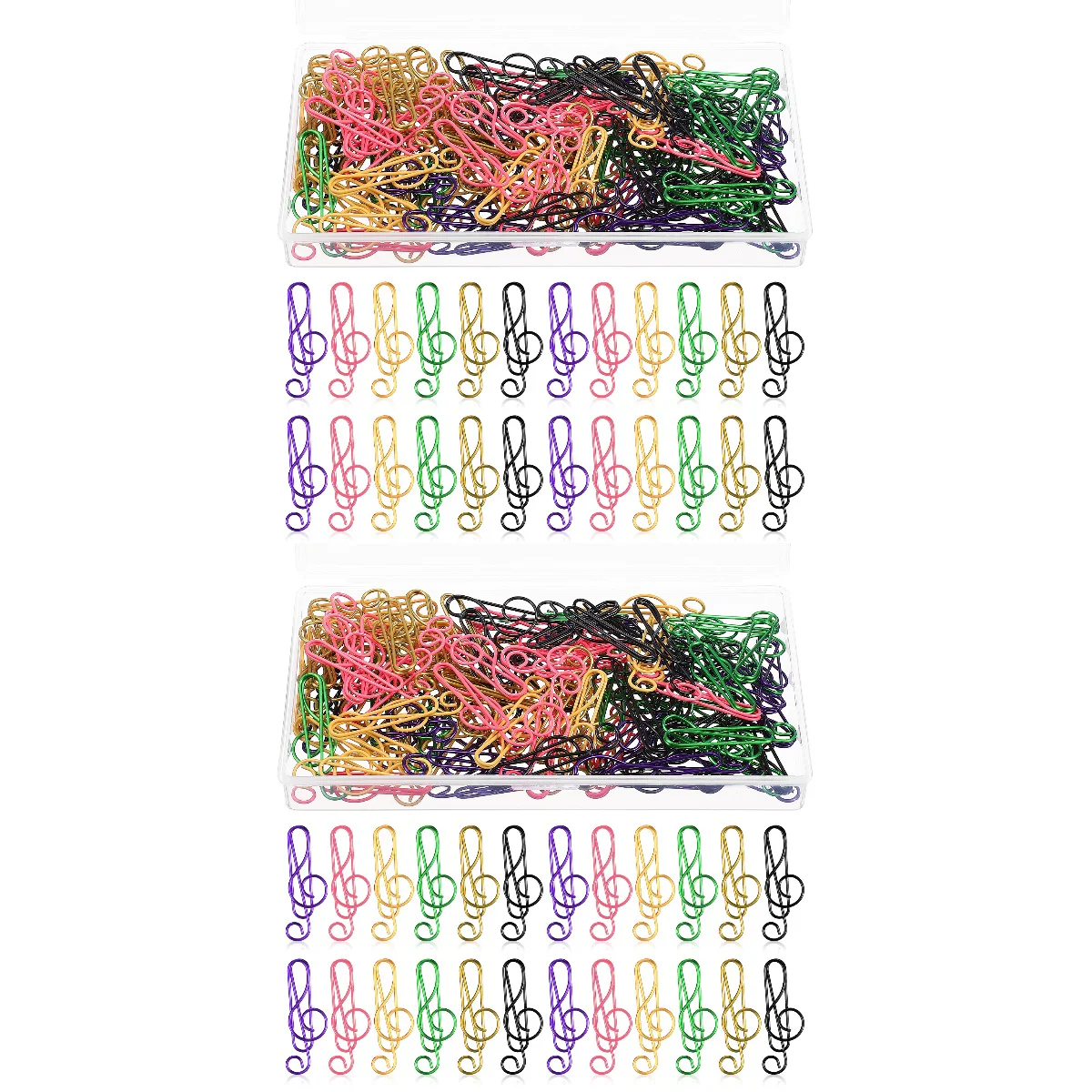 200 Pcs Home Organizing Metal Paper Clips Musical Note Paper Clips Colorful Paperclips for Student Friends Office
200 Pcs Home Organizing Metal Paper Clips Musical Note Paper Clips Colorful Paperclips for Student Friends Office