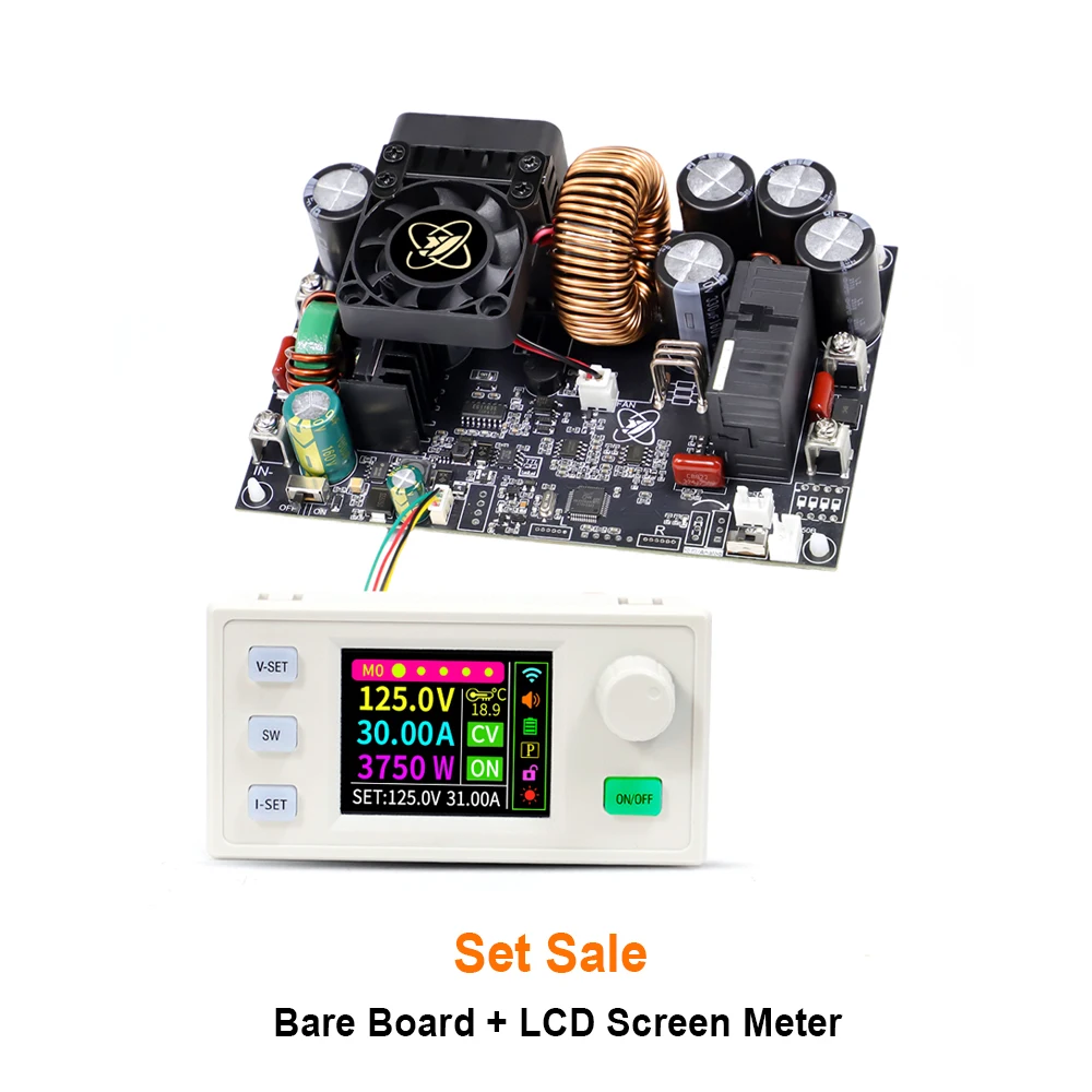 XY12530S 3750 Вт 30 А Понижающий регулируемый источник питания постоянного тока с ЧПУ CV CC CW Понижающий преобразователь MPPT Зарядка 12-140 В до 0-125 В WIFI 485 IR
XY12530S 3750 Вт 30 А Понижающий регулируемый источник питания постоянного тока с ЧПУ CV CC CW Понижающий преобразователь MPPT Зарядка 12-140 В до 0-125 В WIFI 485 IR