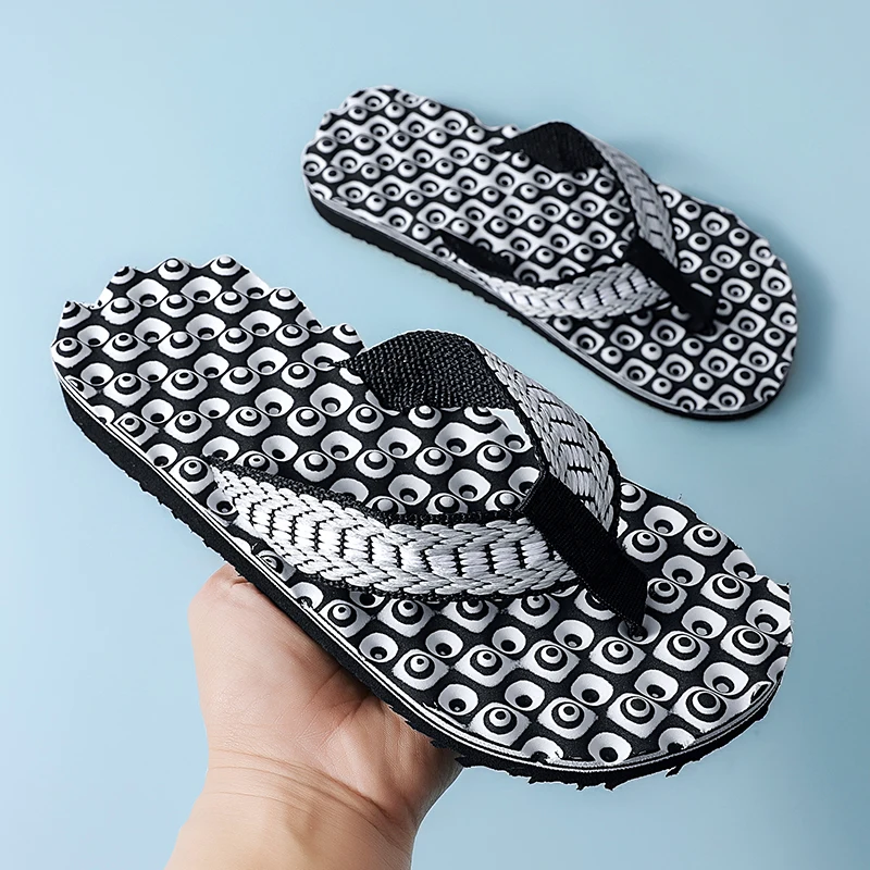 New Fashion Summer Rubber Sandals Men Indoor Leopard Massage Slippers Male Clip Foot Shoes Outdoor Flip-Flops Beach Flat Slides
New Fashion Summer Rubber Sandals Men Indoor Leopard Massage Slippers Male Clip Foot Shoes Outdoor Flip-Flops Beach Flat Slides