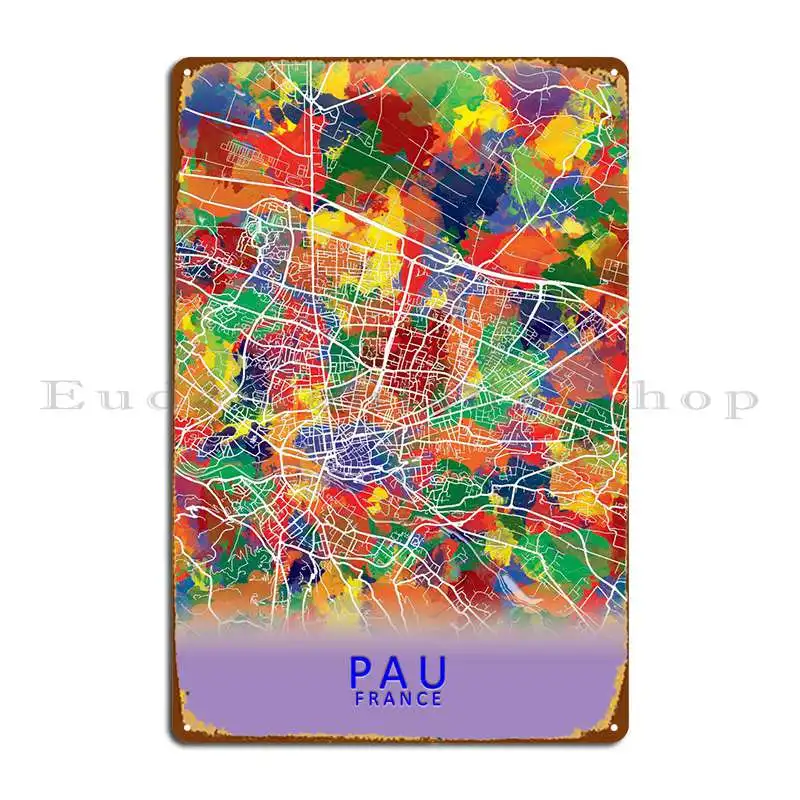 Pau французская Карта города, металлический плакат, печать на стене гаража, Настенный декор на заказ, жестяной плакат
Pau французская Карта города, металлический плакат, печать на стене гаража, Настенный декор на заказ, жестяной плакат